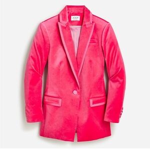 J.Crew Collection Willa Blazer in Tipped Velvet